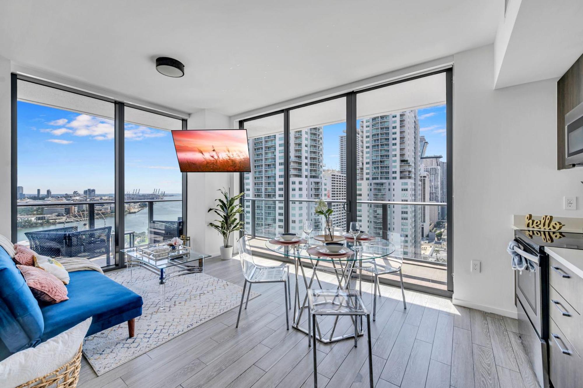 Mesmerizing Views Corner Condo Miami Dış mekan fotoğraf